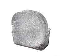 Service complet avec 8 assiettes et boîte de rangement pour maintenir la propreté et l'ordre lors des rassemblements (transparent)