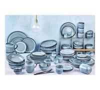 Lot de 60 set complet en grès bleu D Björn