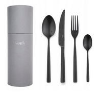 Service complet - service de table Verlo SU BLACK Set de 24 pièces avec tube