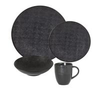 Table Passion – Lot d'assiettes et mugs Vesuvio – Noir