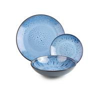 Service d'assiettes pour 4 personnes Normandia 12 pièces Ibili