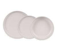 Service d'assiettes Uno beige réactif 12 pièces - Table Passion - Beige - Grès G