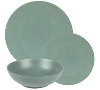 Service d'assiettes Vésuvio bleu 12 pièces - - Bleu - Grès