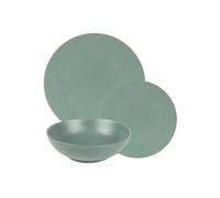 Service d'assiettes Vésuvio bleu 18 pièces - - Bleu - Grès