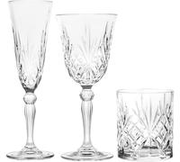 Service De 18 Verres En Verre Melodia Rcr