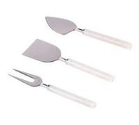 Service de 3 couteaux à fromage Alaska - Table Passion - Blanc - Acier Inoxydable (inox) Blanc G