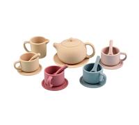 Service de fête à thé - Accessoires de Jeu de Simulation 16,3 x 19,5 x 8 cm, Vaisselle pour , kit de Jeu de Soucoupe pour Tasse à thé | Ensemble de soucoupes Miniatures pour , Cadeau
