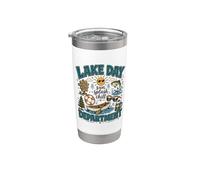 Service de la journée Lake Life Sun Splash Chill Design Gobelet isotherme en acier inoxydable double paroi