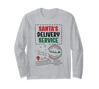 Service de Livraison du Père Noël Infirmière du Travail Funny Manche Longue