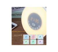 Enceinte intelligente GENERIQUE Service de réveil Lumière réveil Sunrise Simulation Haut-parleur Bluetooth LED FM numérique