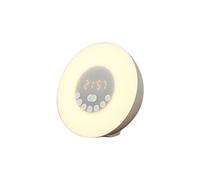 Service de réveil Lumière réveil Sunrise Simulation Haut-parleur Bluetooth LED FM numérique LYYX191