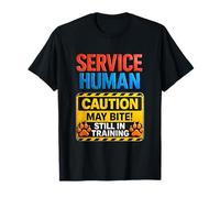 Service de signalisation de Guerre - La Prudence Humaine Peut Mordre Le Dressage d'un Chien T-Shirt