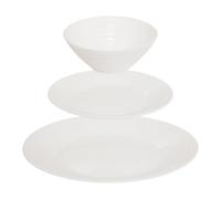 Service de Table 12 Pièces "Héloïse" 26cm Blanc