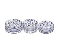 Service de table 12 pièces Mizu bleu - Atmosphera Créateur d'intérieur