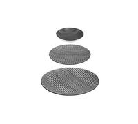 Service de table 18 pièces "bohemia square" 27cm noir
