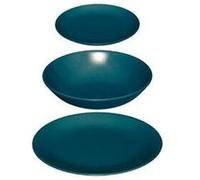 Service de table 18 pièces "colorama" 26cm bleu