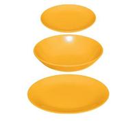 Service de Table 18 Pièces ""Colorama"" 26cm Jaune