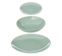 Service de Table 18 Pièces ""Colorama"" 26cm Vert Menthe