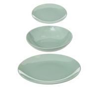 Service de Table 18 Pièces ""Colorama"" 26cm Vert Menthe