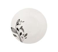 Secret de Gourmet - Service de Table 18 Pièces "Lila" 26cm Blanc & Noir Blanc G