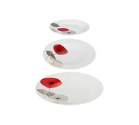 Service de Table 18 Pièces "Osara" 26cm Blanc