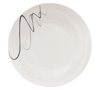 Service de Table 18 Pièces ""Pablo"" 26cm Blanc & Noir