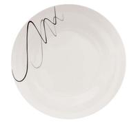 Service de Table 18 Pièces ""Pablo"" 26cm Blanc & Noir