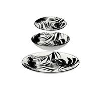 Service de Table 18 Pièces ""Palme"" 26cm Noir
