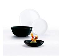 Service de table 19 pièces Diwali Black & White Luminarc