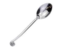 Service de table avec poignée d'escargot, vernis miroir | Construction monobloc solide, sensation de surface lisse, utilisation en famille/fête/cuisine