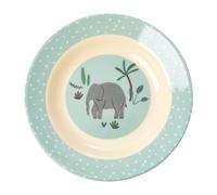 Service de table en mélamine pour enfant - Série Jungel Animals - Couleur : bleu - Différentes variantes d'articles - Assiettes creuses