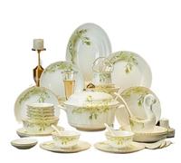 Service de table en porcelaine for fêtes, 88 pièces, fournitures restauration for invités, services, plats complets for le petit-déjeuner pour les repas(36pcs for 6 people)