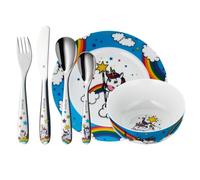 Service de table enfant WMF Licorne 6 pièces avec gravure - vaisselle enfant personnalisée avec nom - cadeau pour baptême, naissance ou anniversaire