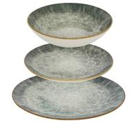 Service de table Juliette 12 pièce(s) vert L26,5xp2,4xH26,5cm - Atmosphera Créateur d'intérieur