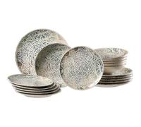 Service de table Luigi 18 pièces en grès