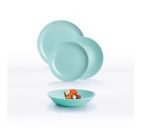 Service de table - LUMINARC - Pampille Turquoise - Opale - 18 pièces
