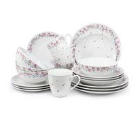 Service de table, porcelaine tchèque, RoseLine, Leander, 20 d. Sans monogramme.