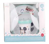 Service DE Table pour Enfants avec Base ANTIDÉRAPANTE. Verre, Bol ET Assiette. sans BPA | Cool Like Mickey