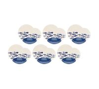 ROSE & TULIPANI - Lot de 18 assiettes The Blu Ones