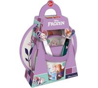 Service De Table - Tataway - Reine Des Neiges - 5 Pièces - Plastique Recyclable - Elsa, Anna, Olaf Multicolore