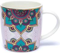 Service de tasses à thé Mandala Turquoise -- ±400 ml
