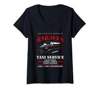 Service de taxi de Baracus - Pas de transferts aéroport ou Jibber Jabber T-Shirt avec Col en V