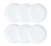 Service de vaisselle Luminarc Diwali 6 pcs Blanc verre 19 cm | Blanc, verre opale, format rond, finition brillante, 19 cm, 6 pièces, passe au micro-ondes, passe au réfrigérateur