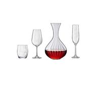 Service de verres 19 pièces Waterfall - - Transparent - Cristallin