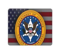 Service des Marshals Américains Unique Tapis De Souris Bords Cousus Mouse Pad Portable Tapis Souris pour Pc Ordinateur Travail 25X30Cm