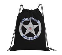 Service Des Marshals Des États-Unis Unisexe Sac À Cordon Grand Sac À Dos À Cordon Léger Sacs De Sport Pour Vacances Plage Gymnastique