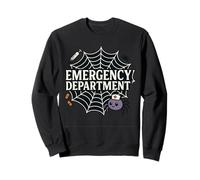 Service des urgences ER Halloween Spiderweb, jolie araignée Sweatshirt