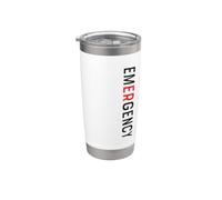 Service des urgences Salle d'urgence Soins de santé infirmiers Gobelet isotherme en acier inoxydable double paroi