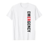 Service des urgences Salle d'urgence Soins de santé Infirmiers T-Shirt Graphique avec Valeur