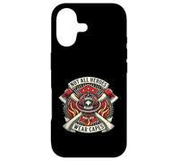 Service d'incendie avec Camion de Pompiers et Pompier Coque pour iPhone 17